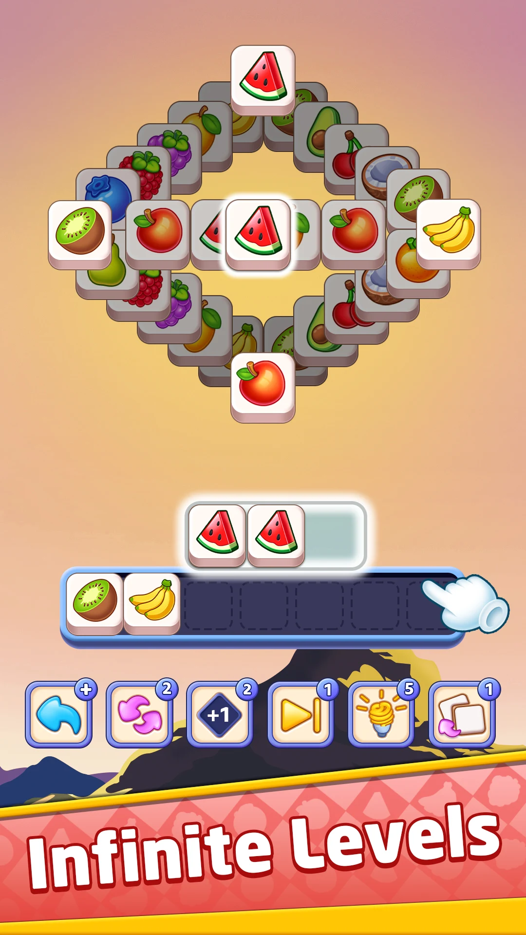 Tile Game : Fruit Match Puzzle screenshot
