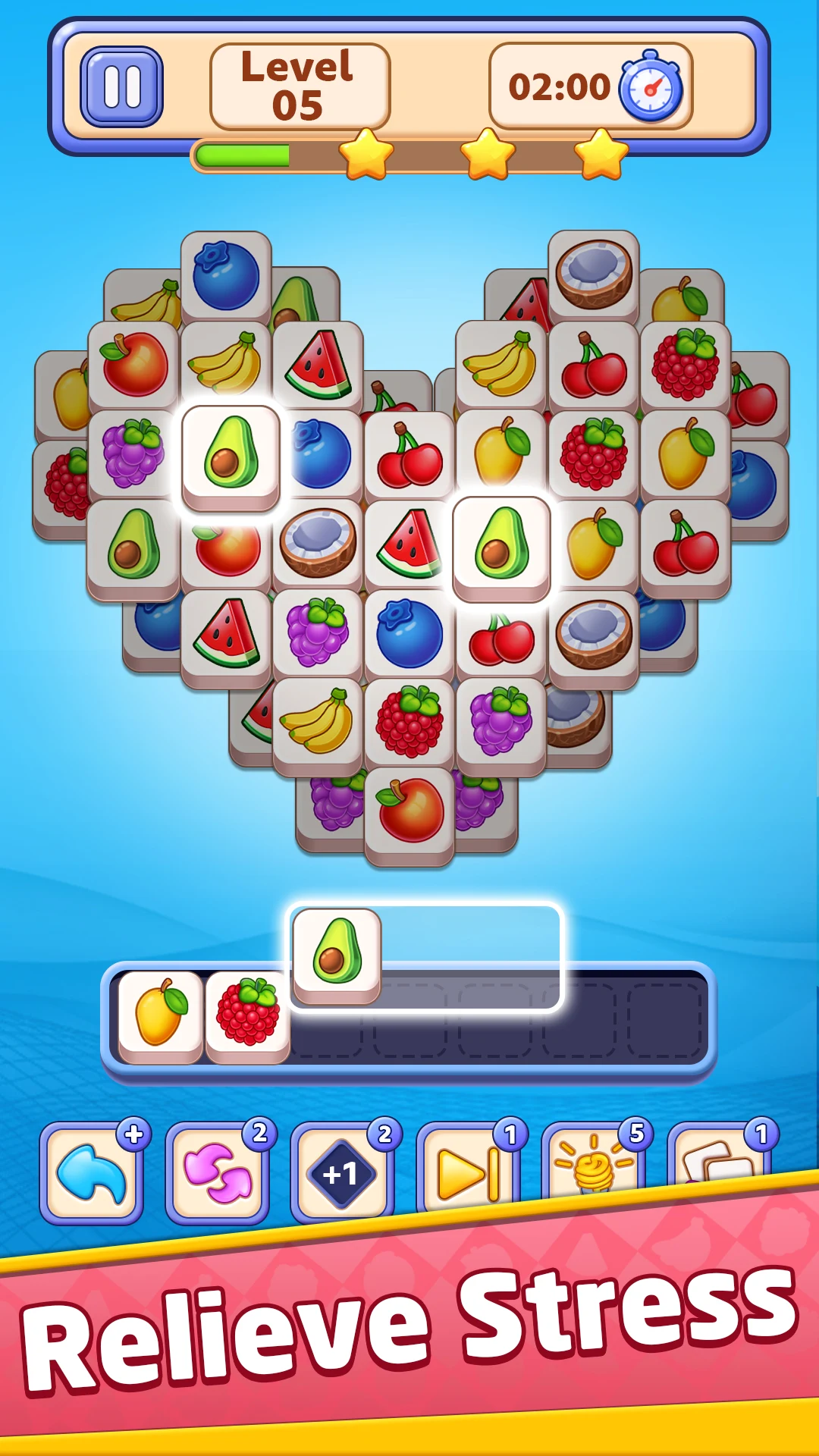Tile Game : Fruit Match Puzzle screenshot