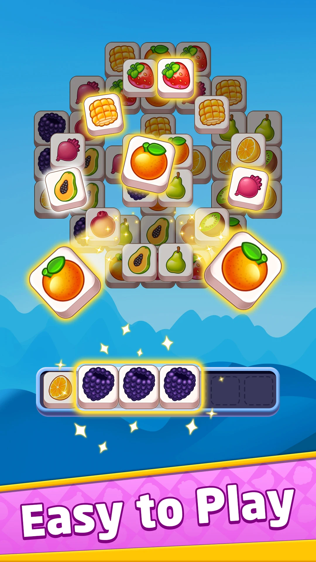 Tile Game : Fruit Match Puzzle screenshot
